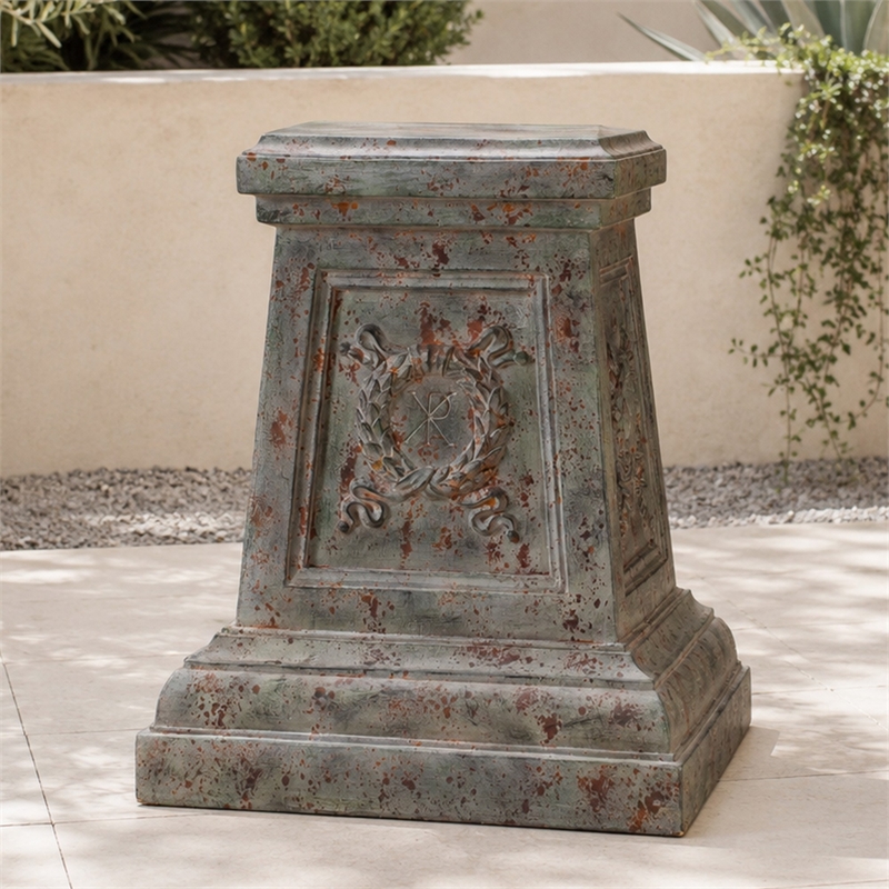 Tall Magnesium Oxide Garden Sculpture Statement Outdoor Statue