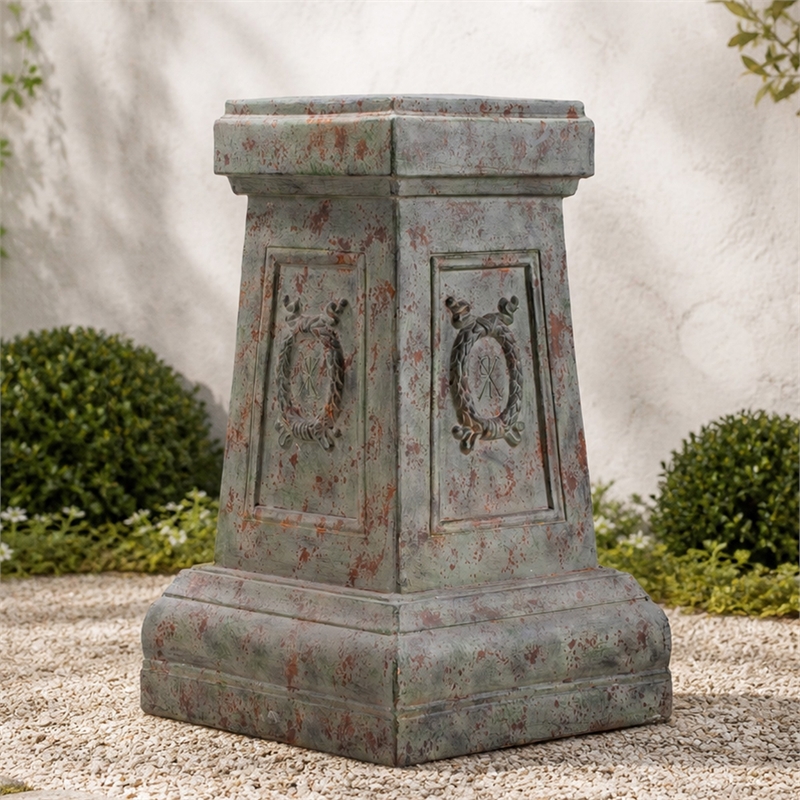 Tall Magnesium Oxide Garden Sculpture Statement Outdoor Statue