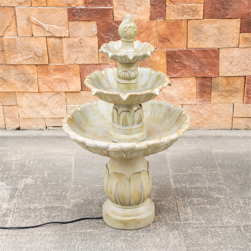 Large Outdoor Fountain Garden Water Feature Patio Decor