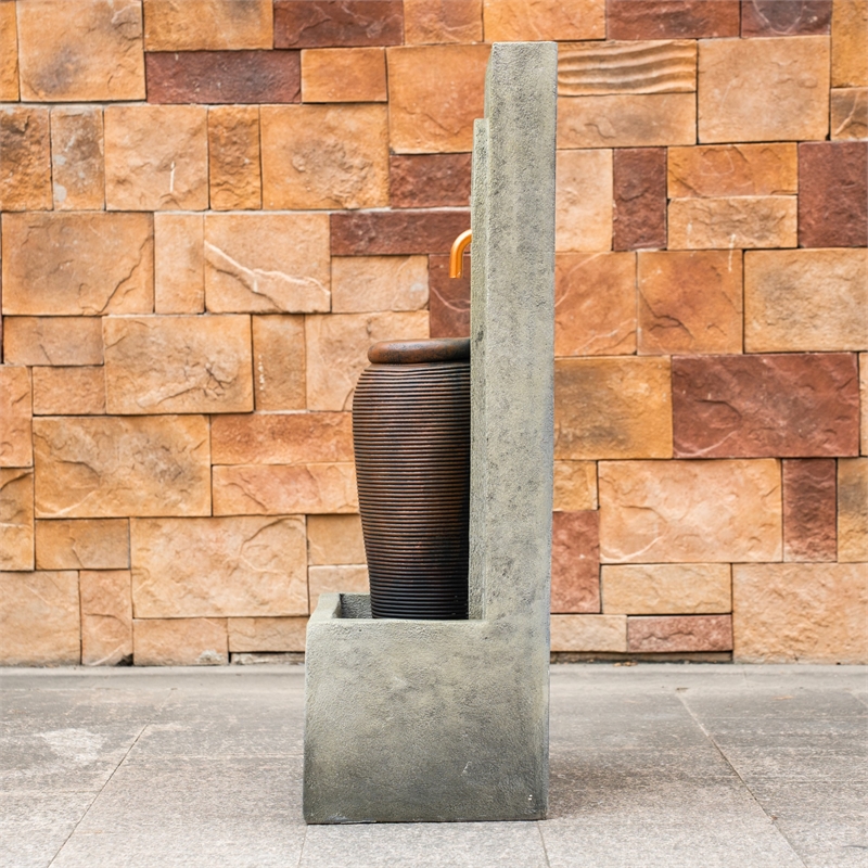 Outdoor Fountain Lightweight Garden Water Feature