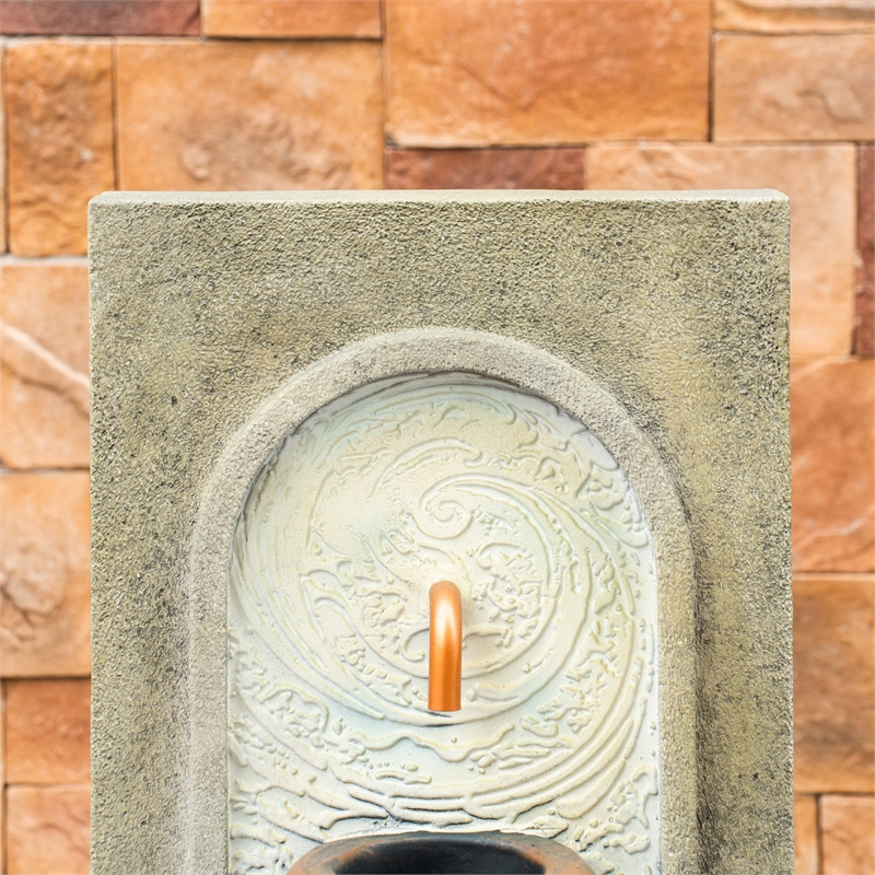 Outdoor Fountain Lightweight Garden Water Feature