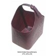 D-Art Collection Traditional Pandan Leaf Woven Magazine Rack in Red