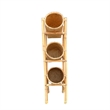 D-Art Collection Traditional Wicker/Rattan 3 Fruits Basket in Natural