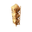 D-Art Collection Traditional Wicker/Rattan 3 Fruits Basket in Natural
