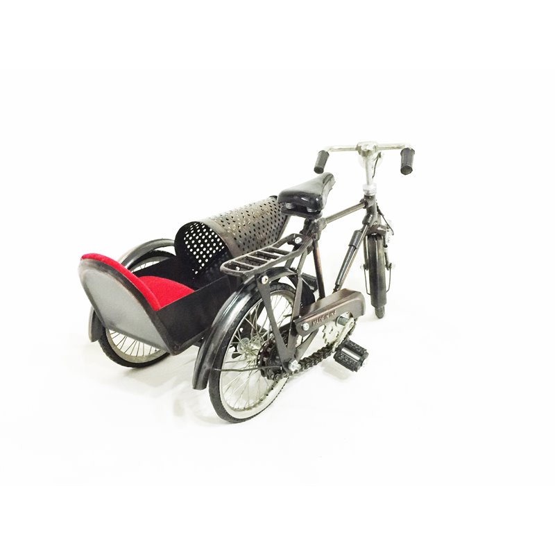 D-Art Collection Tin Metal and Iron Thailand Bicycle in Copper/Chrome