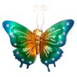 D-Art Collection Tin Metal and Iron Medium Butterfly Wall Decor in Multi-Color