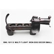 D-Art Collection Tin Metal and Iron Small Multi T-light Dog Decor in Multi-Color