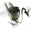 D-Art Collection Tin Metal & Iron Rooster Planter Decor Figurine in Multi-Color