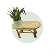 D-Art Collection Havana Oval Traditional Wicker/Rattan Table in Natural