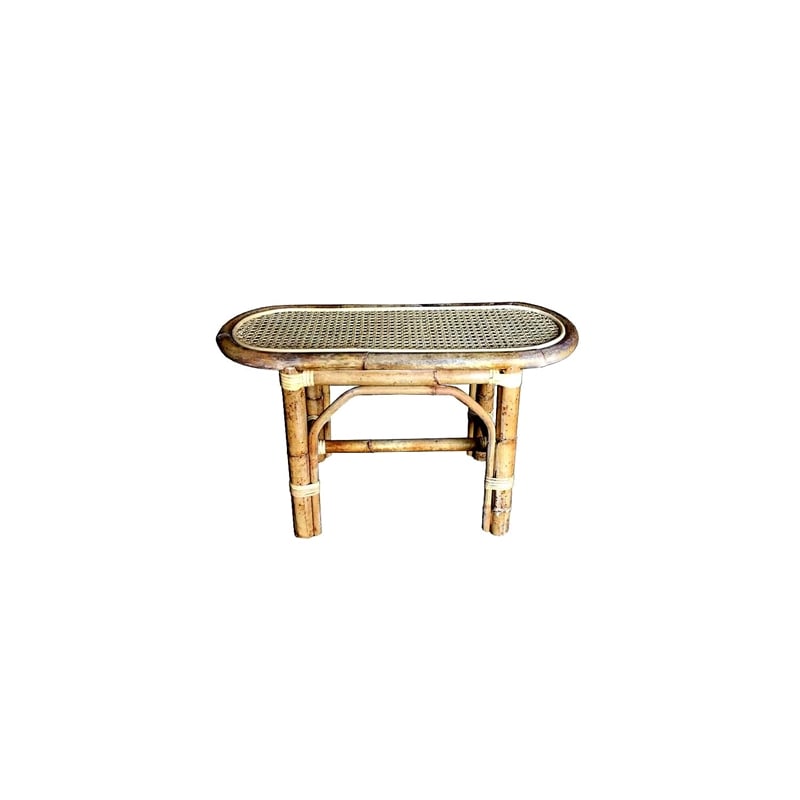 D-Art Collection Havana Oval Traditional Wicker/Rattan Table in Natural