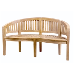 D-Art Collection Teak Island Original Bench in solid teakwood natural color