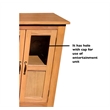 D-Art Collection Mahogany 6 Door Old World Buffet in natural color