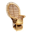 D-Art Collection Emperor Rattan Arm Chair in wicker rattan natural color