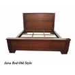 D-Art Collection Java Bed Queen size & Nightstands(set of 3 items) in Mahogany