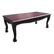 D-Art Collection Louis Coffee Table in Mahogany wood