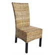 D-Art Collection Torrig Kubu Chair SET 2 PCS in Wood & Woven Wicker