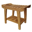 D-Art Collection Teak Ramiroya Shower Stool in Teak