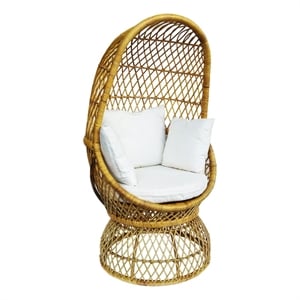 D-Art Collection Rattan Capsule Chair in Rattan
