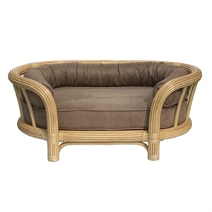 D-Art Collection Southwest Rattan Pet Bed Handmade Pet Bed
