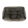 D-Art Collection Grey Checker Dog Bed S Padded Pet Bed
