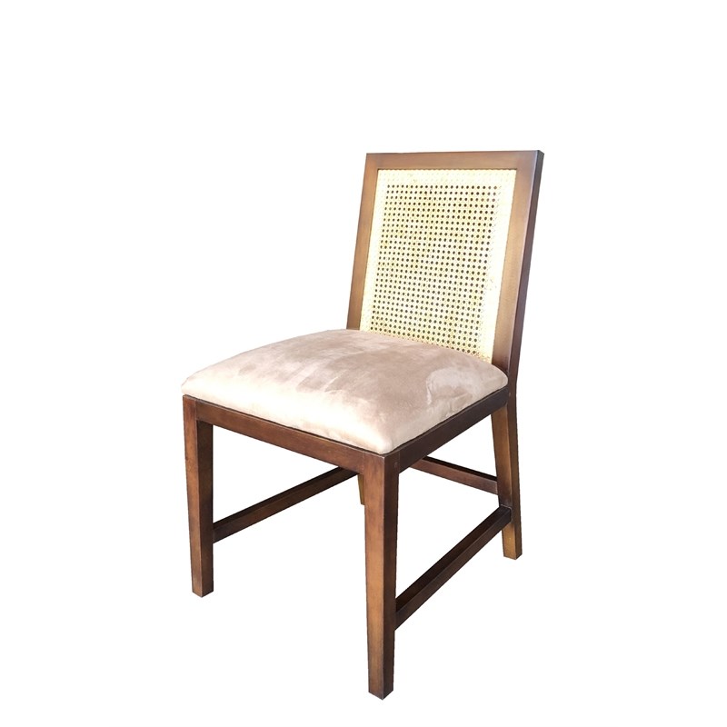 Mahogany French Rectangle 7pc Dining Set in dark brown finish