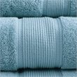 Madison Park Signature 8-Piece Modern Cotton Towel Set in Blue
