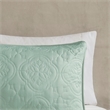 510 Design Oakley 3-Piece Polyester Microfiber Bedspread Set in Green