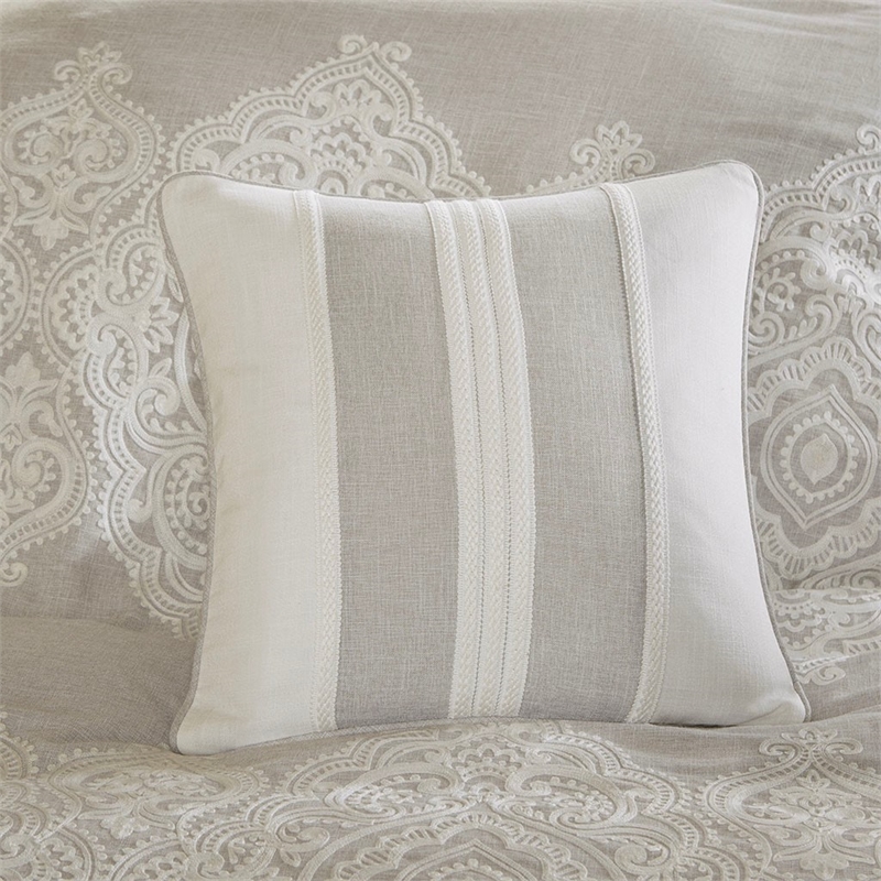 Madison Park Signature Barely 8-Piece Polyester Comforter Set in Natural