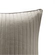 INK+IVY Contemporary 100 Percent Cotton Quilted Euro Sham w/ Embroidery in Brown