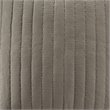 INK+IVY Contemporary 100 Percent Cotton Quilted Euro Sham w/ Embroidery in Brown