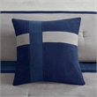 Madison Park Palisades 7-Piece Polyester Microsuede Comforter Set in Blue
