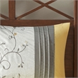 Madison Park Serene 7-Piece Fabric Embroidered Comforter Set in Yellow