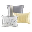 Madison Park Serene 7-Piece Fabric Embroidered Comforter Set - Yellow