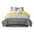Madison Park Serene 7-Piece Fabric Embroidered Comforter Set - Yellow