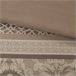 Madison Park Bellagio 7-Piece Jacquard Microfiber Comforter Set in Brown