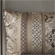 Madison Park Bellagio 7-Piece Jacquard Microfiber Comforter Set in Brown