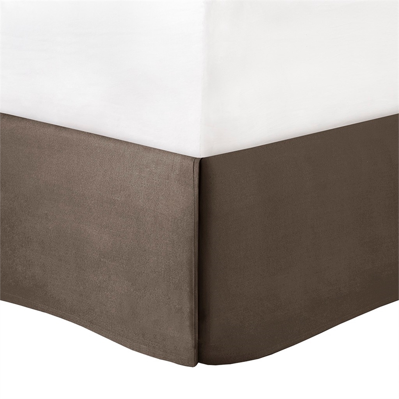 Madison Park Bellagio 7-Piece Polyester Jacquard Comforter Set in Brown