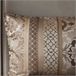 Madison Park Bellagio 7-Piece Polyester Jacquard Comforter Set in Brown