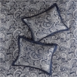 Madison Park Aubrey 12-Piece Polyester Jacquard Comforter Set in Navy