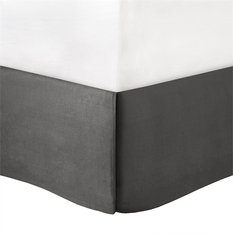 Madison Park Bellagio 7-Piece Polyester Jacquard Comforter Set in Gray