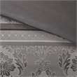 Madison Park Bellagio 7-Piece Polyester Jacquard Comforter Set - Gray