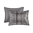 Madison Park Bellagio 7-Piece Polyester Jacquard Comforter Set - Gray