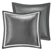 Madison Park Odette 8-Piece Polyester Jacquard Comforter Set in Silver