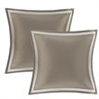 Madison Park Odette 8-Piece Polyester Jacquard Comforter Set in Tan