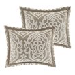 Madison Park Odette 8-Piece Polyester Jacquard Comforter Set in Tan