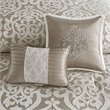 Madison Park Odette 8-Piece Polyester Jacquard Comforter Set in Tan