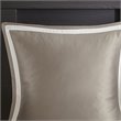 Madison Park Odette 8-Piece Polyester Jacquard Comforter Set in Tan