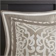 Madison Park Odette 8-Piece Polyester Jacquard Comforter Set in Tan