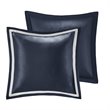 Madison Park Odette 8-Piece Polyester Jacquard Comforter Set in Navy
