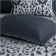 Madison Park Odette 8-Piece Polyester Jacquard Comforter Set in Navy